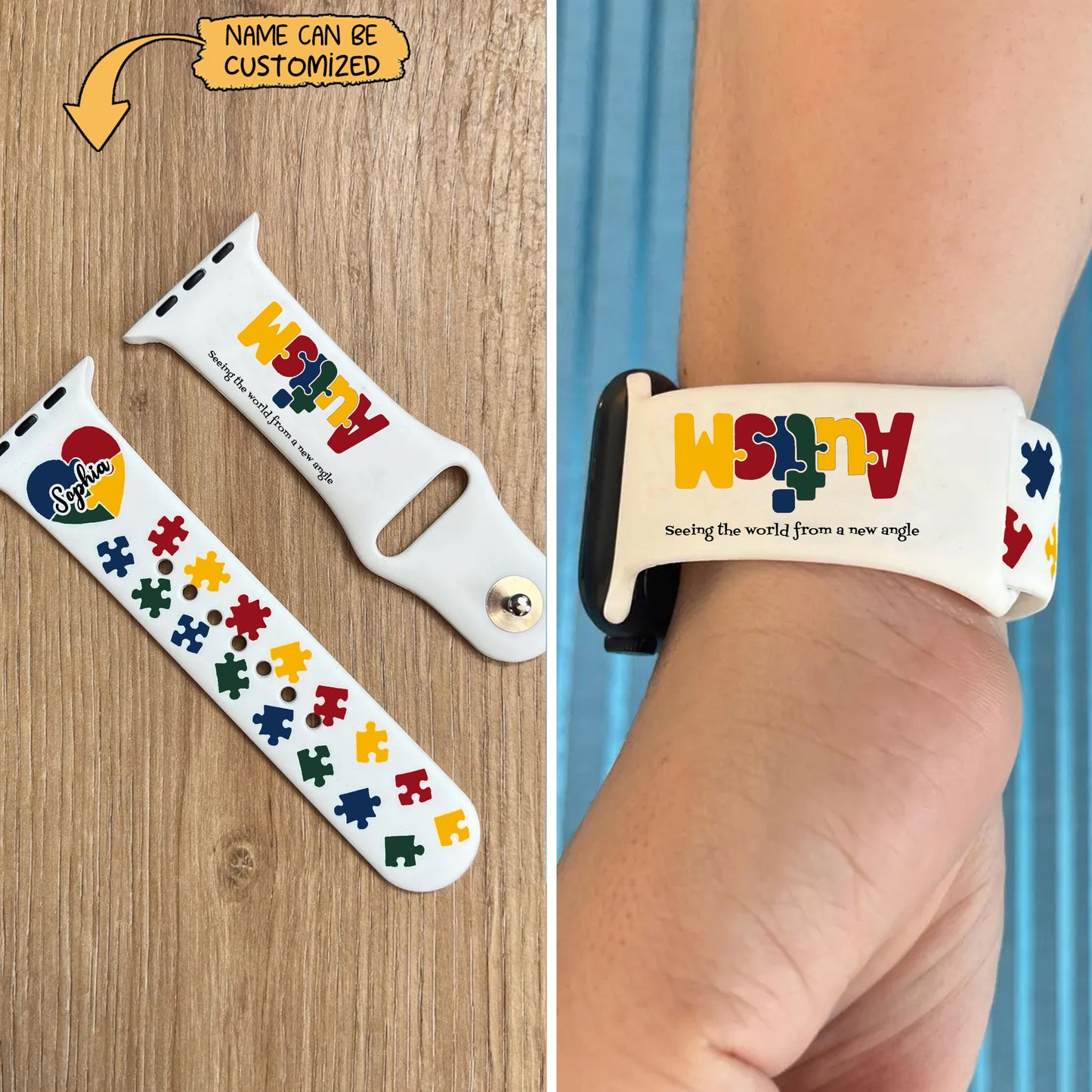 Autism Silicone Band Watch : Seeing The World From A Different Angle