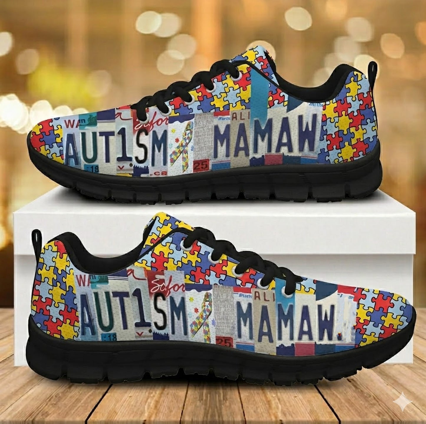 Custom Autism Awareness Sneakers