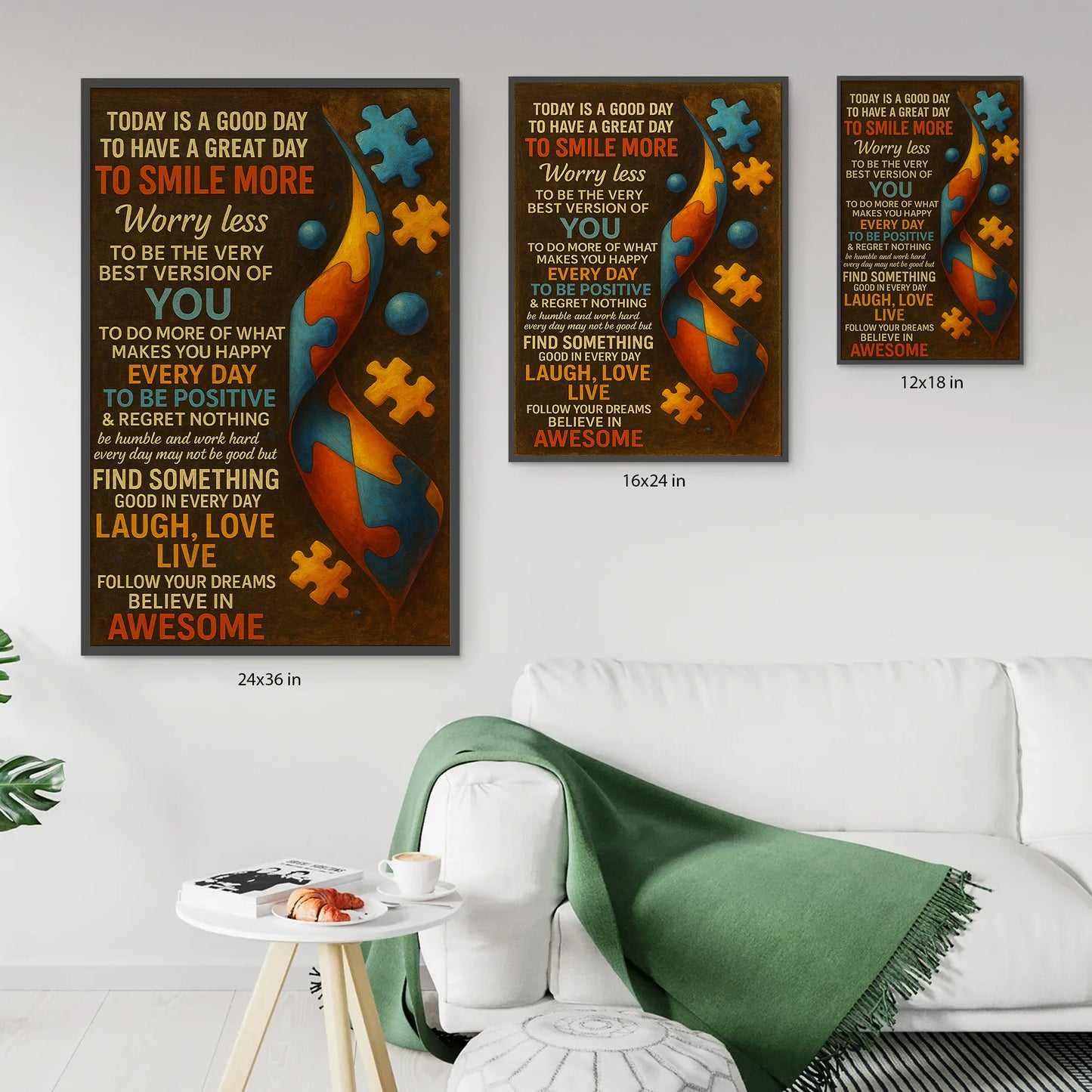 Autism Poster/Canvas : Today is good day ...
