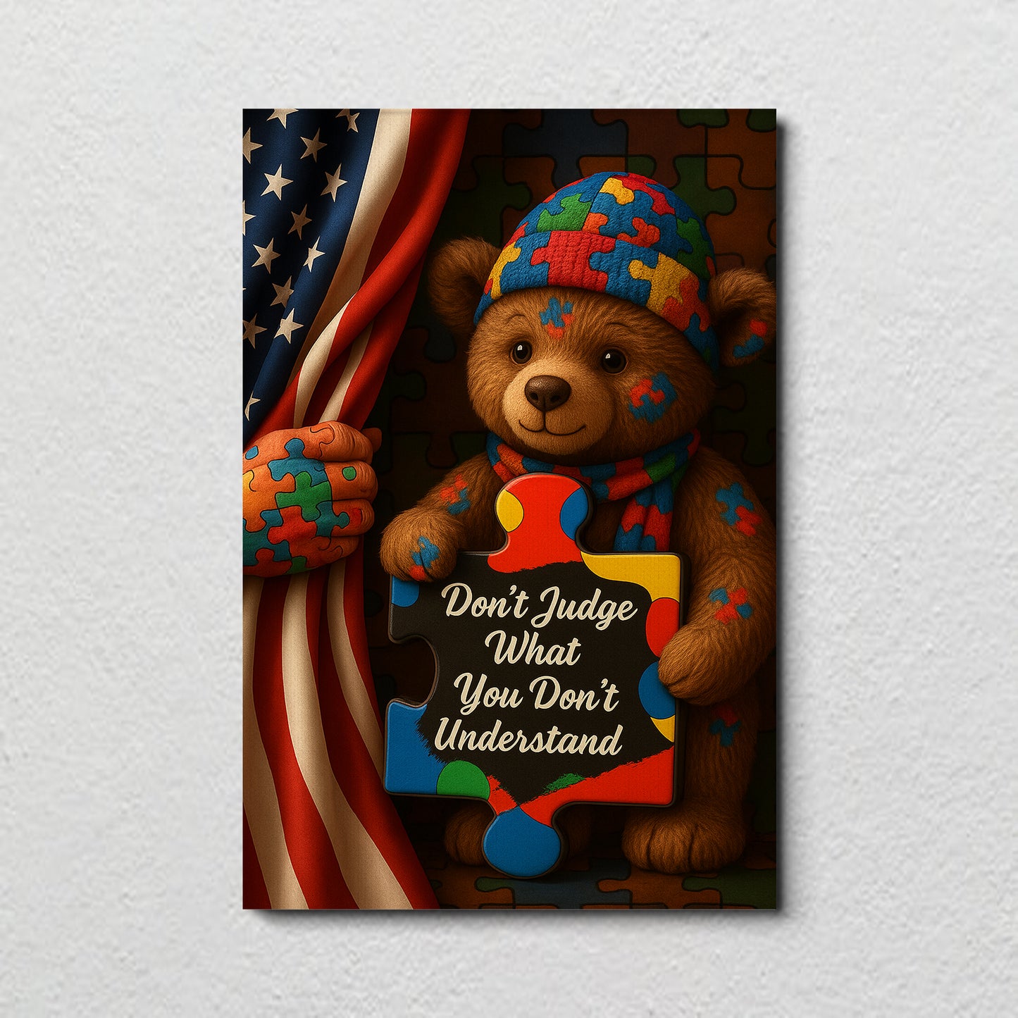 Autism Awareness Poster/Canvas – Don’t Judge What You Don’t Understand