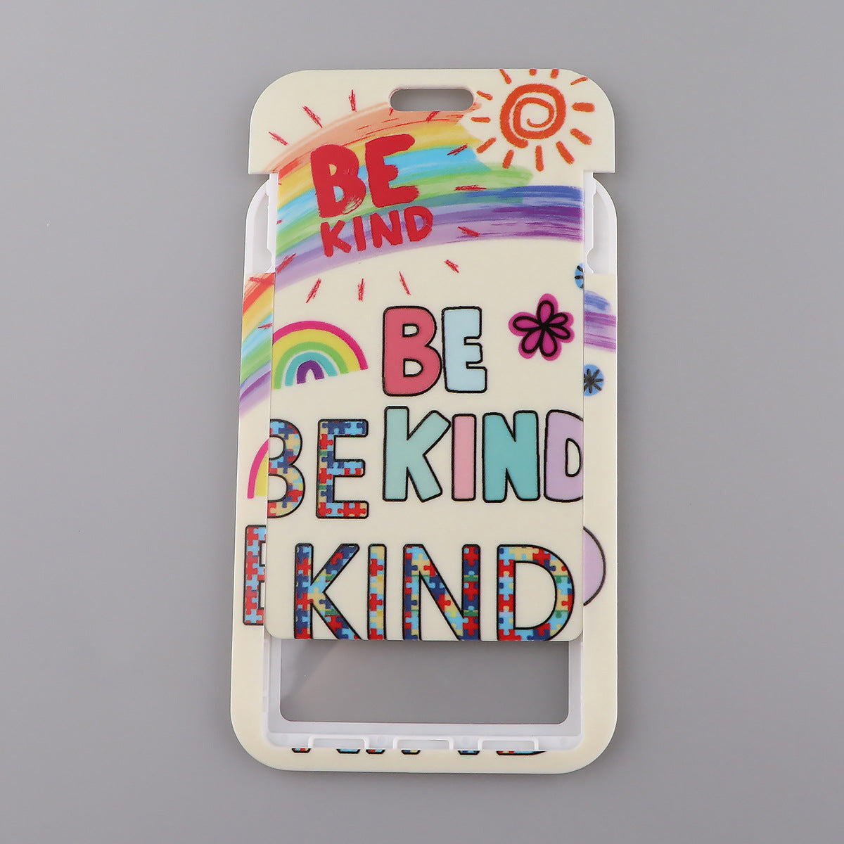 Autism Awareness "Be Kind" Lanyard & ID Badge Holder