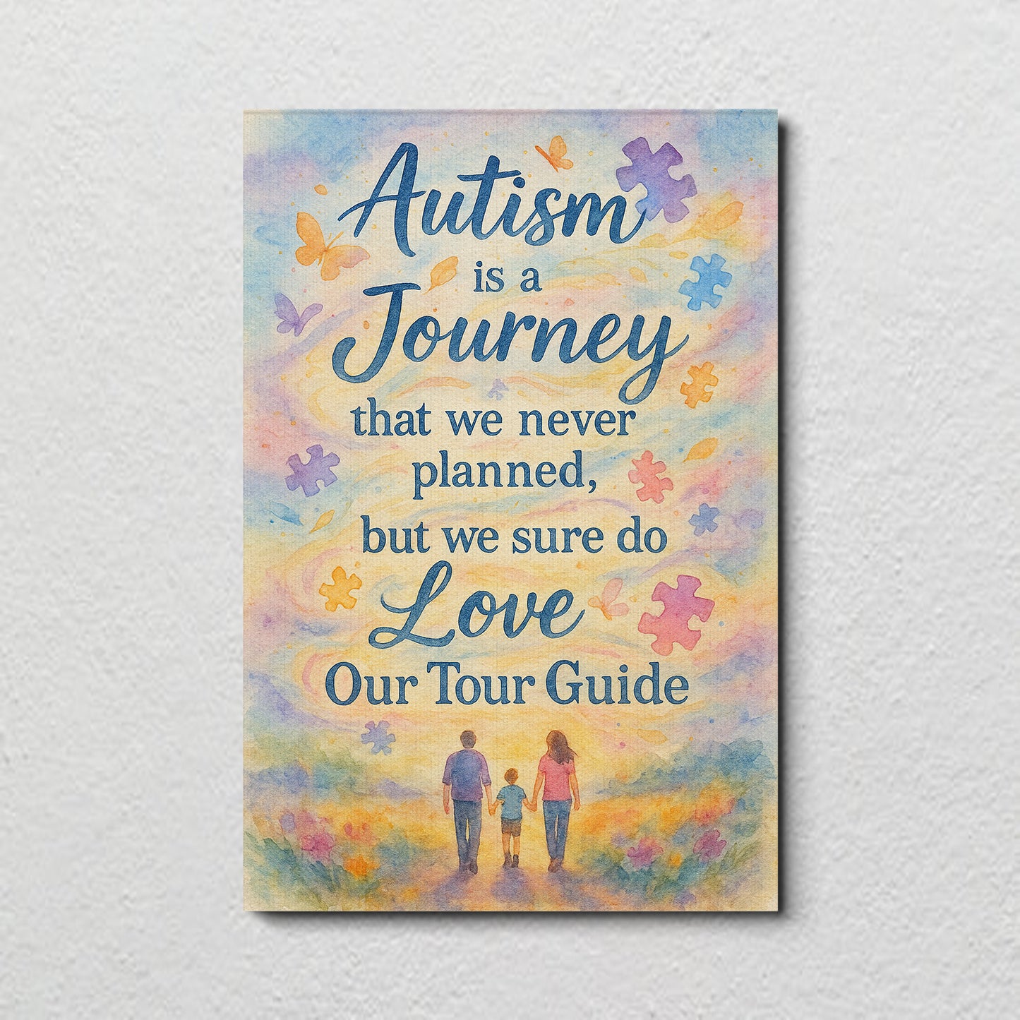 Autism Journey Poster/Canvas – We Love Our Guide