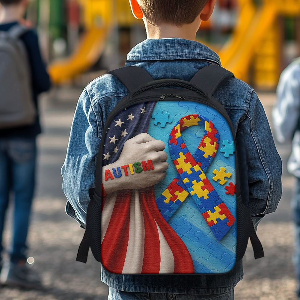 Autism Awareness Children's Backpack – Autism Custom Gifts