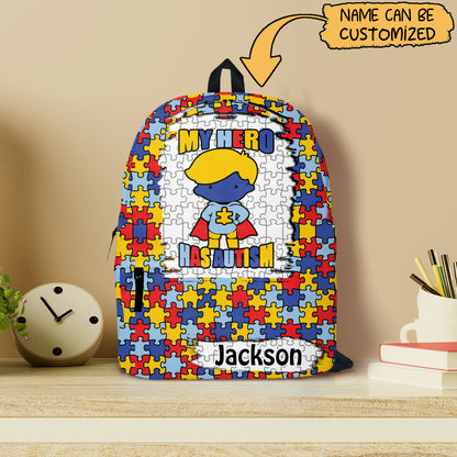 Autism Backpack : My Hero Has Autism