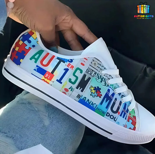 Autism Mum Low Top Shoes