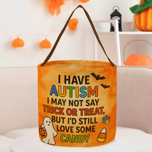 I Have Autism Halloween Bag – Sensory Friendly Candy Tote