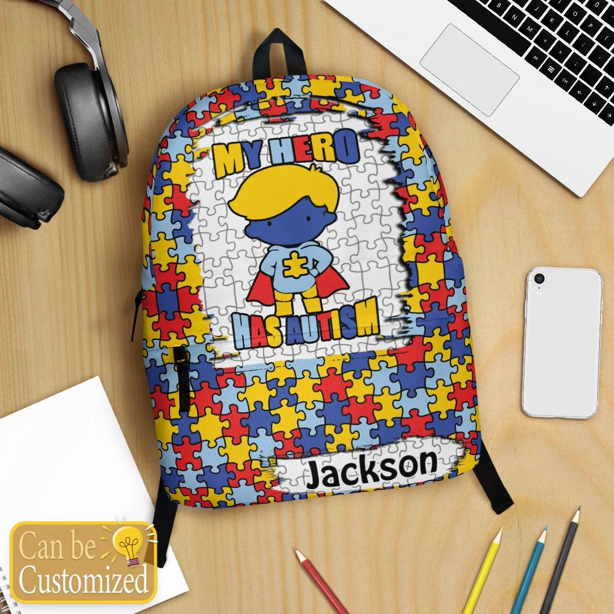 Autism Backpack : My Hero Has Autism