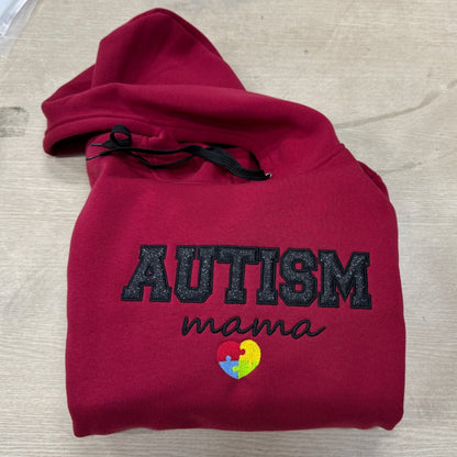 Autism Awareness Embroidered Glitter  Shirts