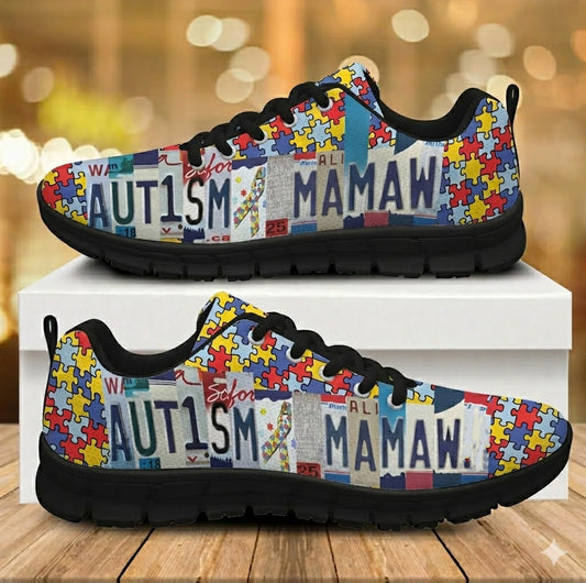 Custom Autism Awareness Sneakers