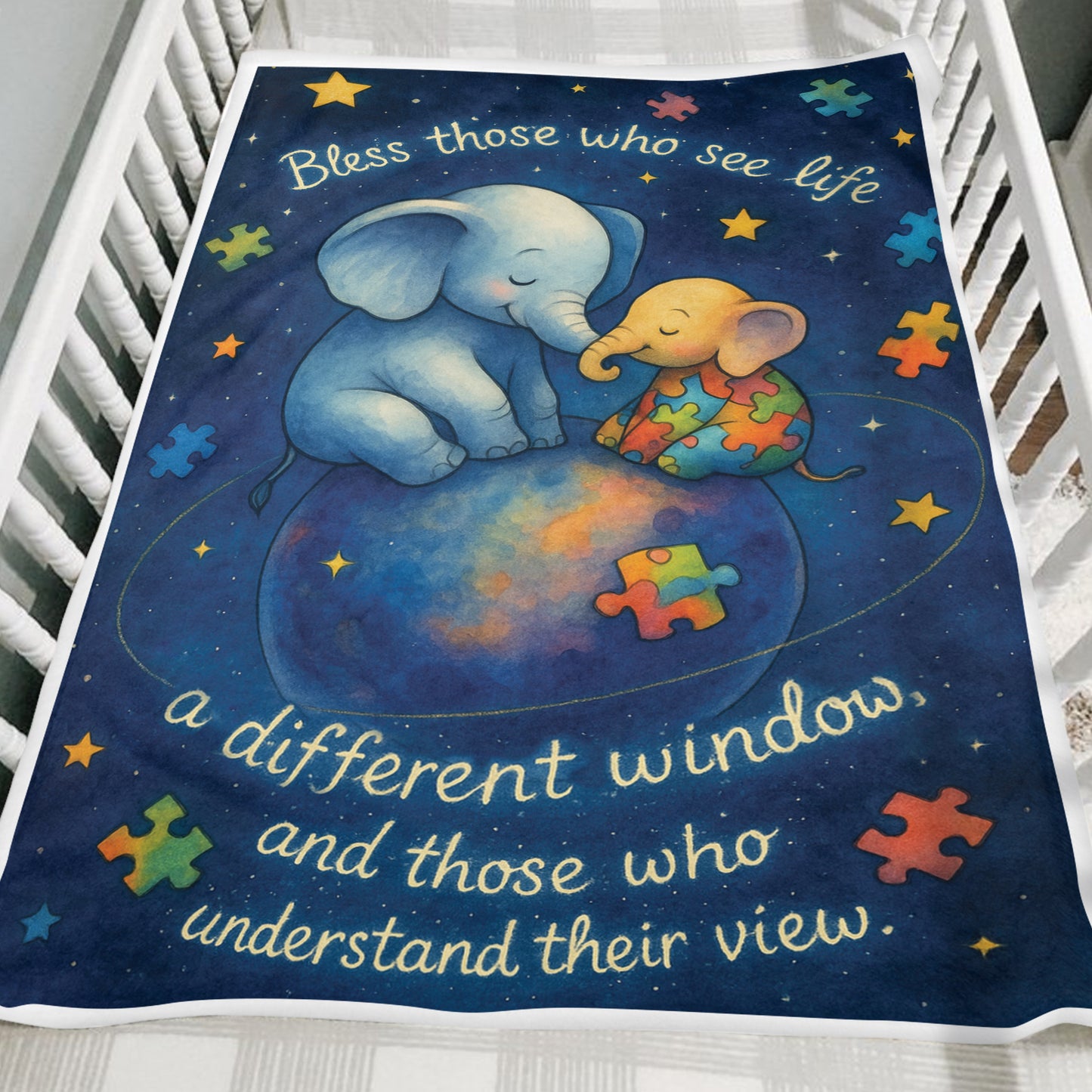 Autism Awareness Fleece Blanket – Bless those who see you ...