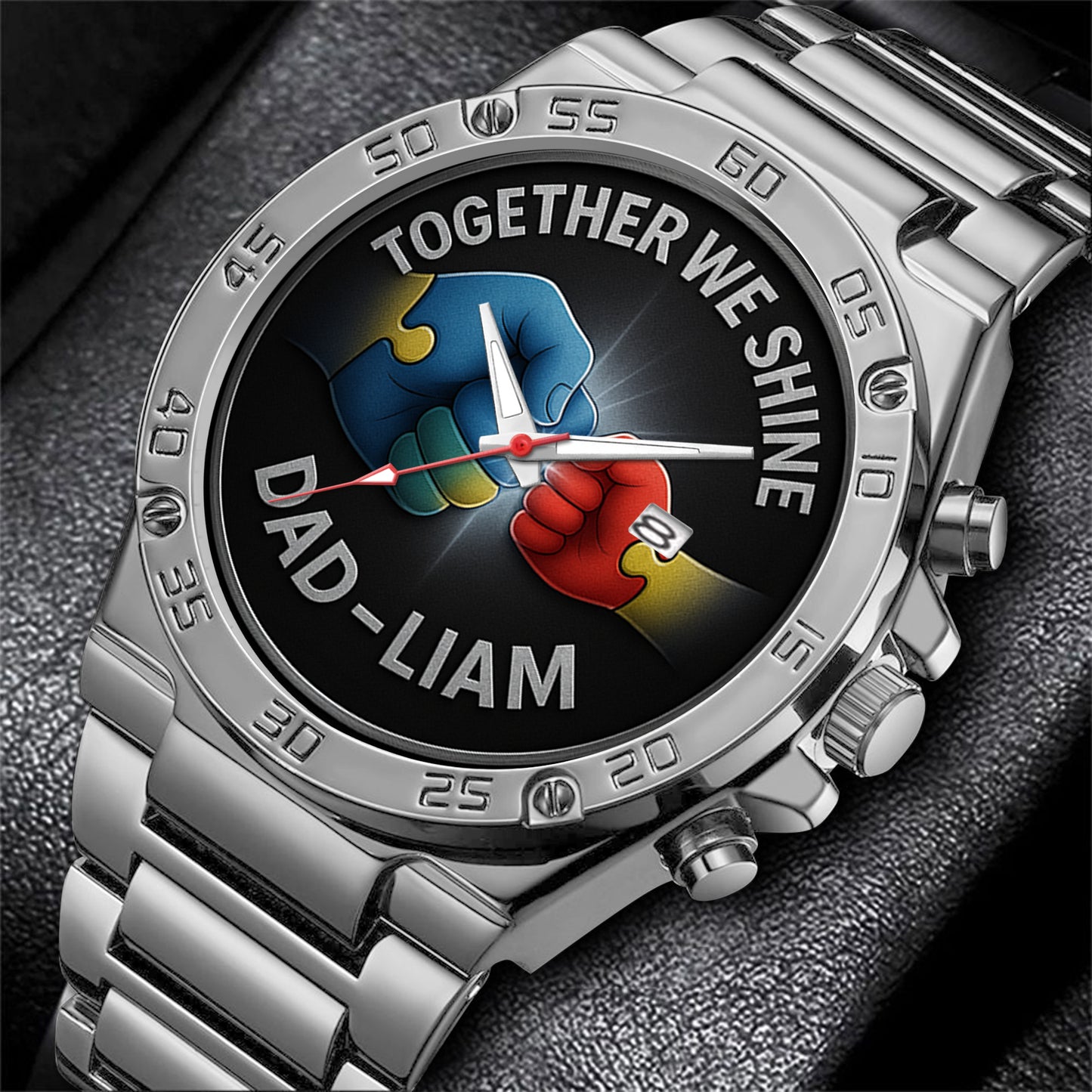 Autism Stainless Steel Watch : Together We Shine
