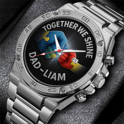 Autism Stainless Steel Watch : Together We Shine