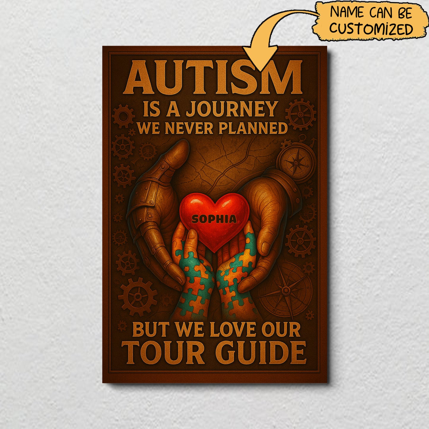 Autism Journey Poster/Canvas – We Love Our Guide