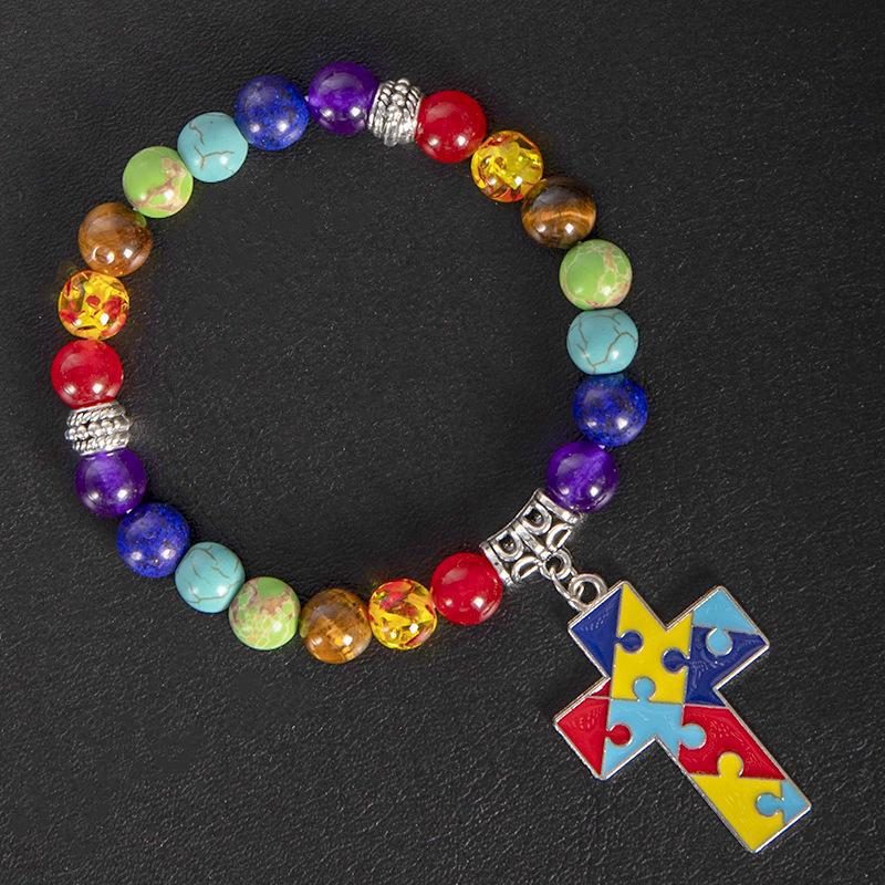 Colorful Puzzle Charm Bracelet for Autism Awareness  - BUY 1 GET 1 FREE!