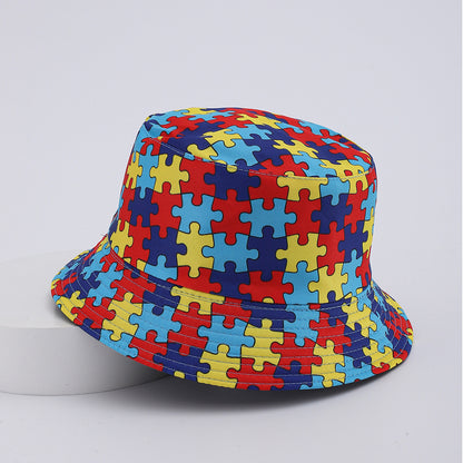 Autism Puzzle Bucket Hat (Buy 1 Get 1 Free - 2 Hats Total)