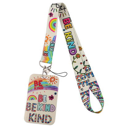 Autism Awareness "Be Kind" Lanyard & ID Badge Holder