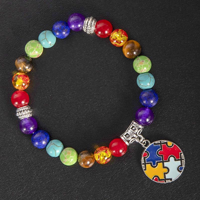 Colorful Puzzle Charm Bracelet for Autism Awareness  - BUY 1 GET 1 FREE!