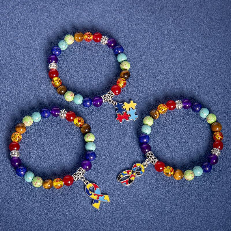 Colorful Puzzle Charm Bracelet for Autism Awareness  - BUY 1 GET 1 FREE!