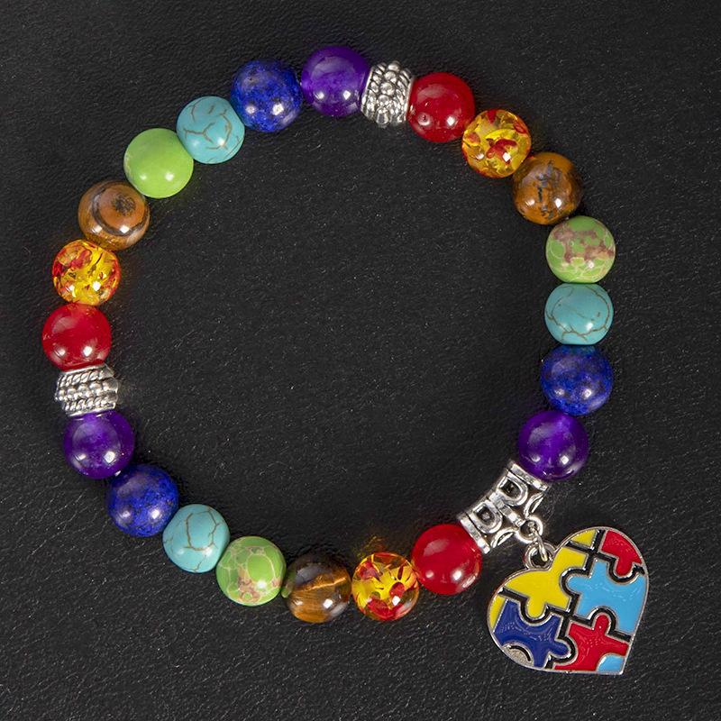Colorful Puzzle Charm Bracelet for Autism Awareness  - BUY 1 GET 1 FREE!