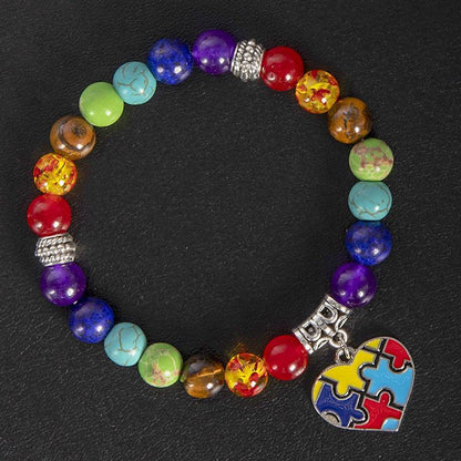 Colorful Puzzle Charm Bracelet for Autism Awareness  - BUY 1 GET 1 FREE!