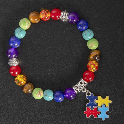 Colorful Puzzle Charm Bracelet for Autism Awareness  - BUY 1 GET 1 FREE!