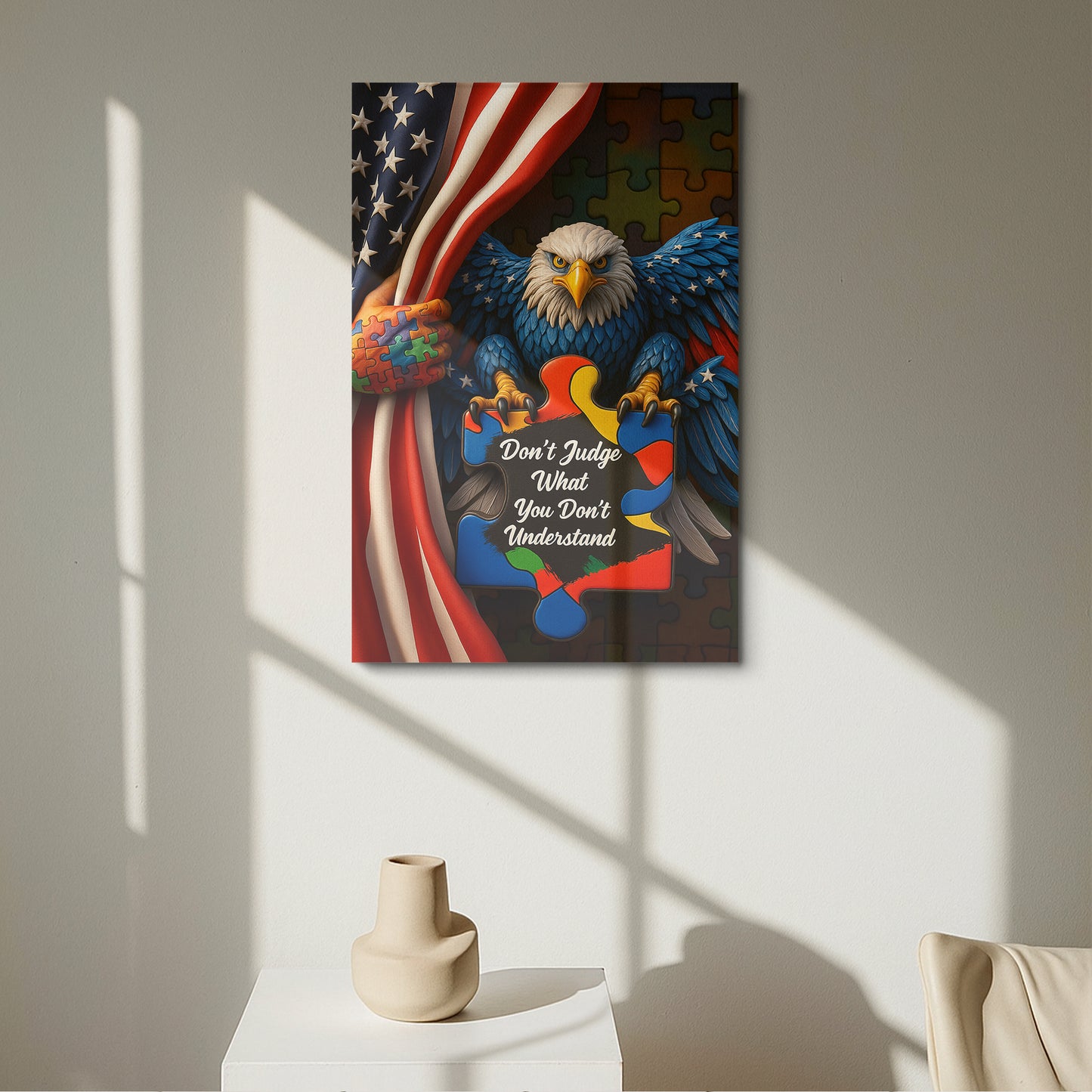 Autism Awareness  Canvas/Poster : Don't Judge What You Don't Understand