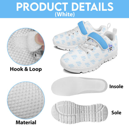 Custom Name Autism Children’s Single Buckle Sneakers