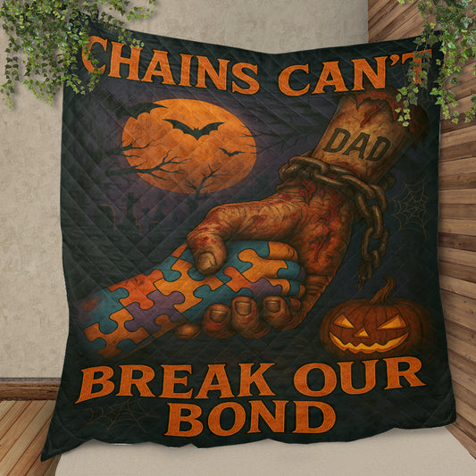 Autism Halloween Quilt : Chains Can’t Break Our Bond