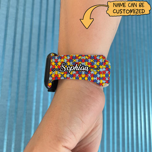 Personalized Autism Watch Band – Silicone Fit
