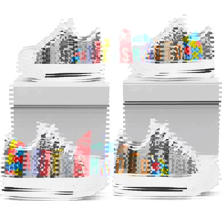Autism Dad Low top shoes