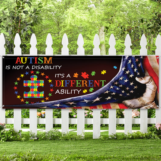 Autism Awareness Outdoor Decoration Banner
