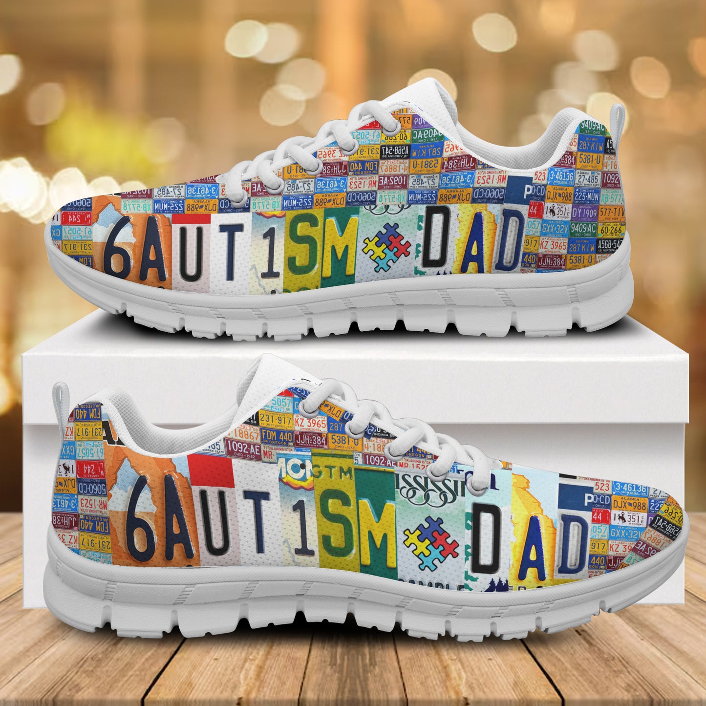 Autism Awareness Sneakers : Autism Dad