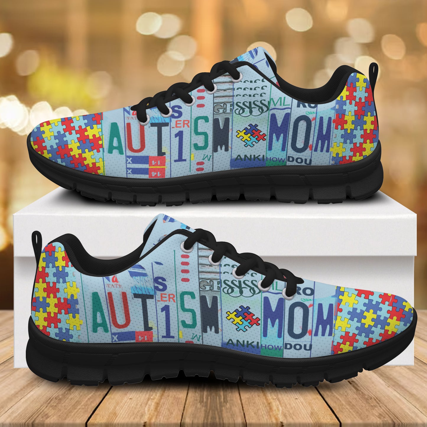Autism Awareness Sneakers : Autism Mom