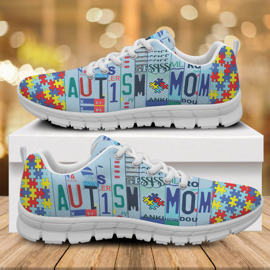 Autism Awareness Sneakers : Autism Mom