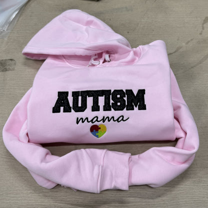 Autism Awareness Embroidered Glitter  Shirts