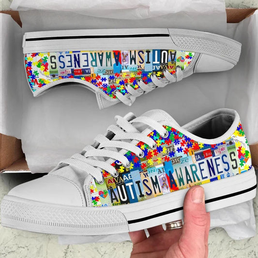 Autism Awareness Low Top Shoes