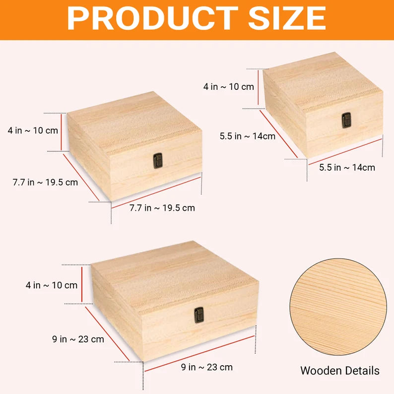 Personalized Autism Teacher Thank You Wood Box – Awareness & Support Gift