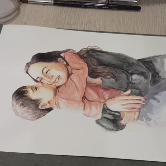 “Quiet Strength” – Original Watercolor Painting for Autism Families