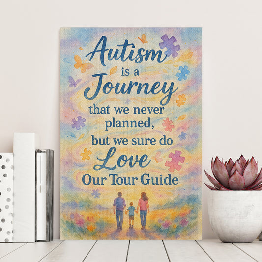 Autism Journey Poster/Canvas – We Love Our Guide